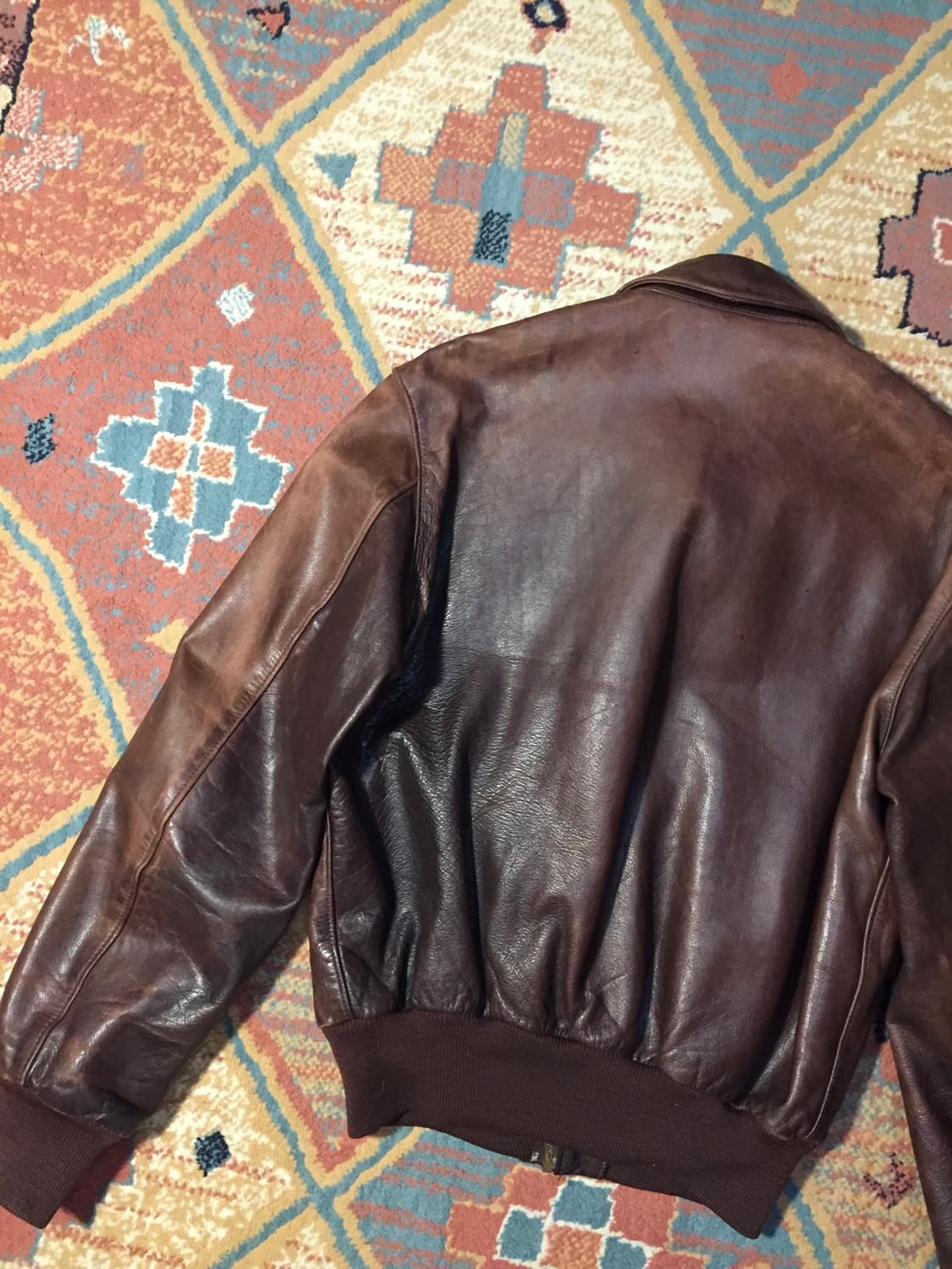 70-80‘s 골든베어 a-2 레더자켓 상품이미지5