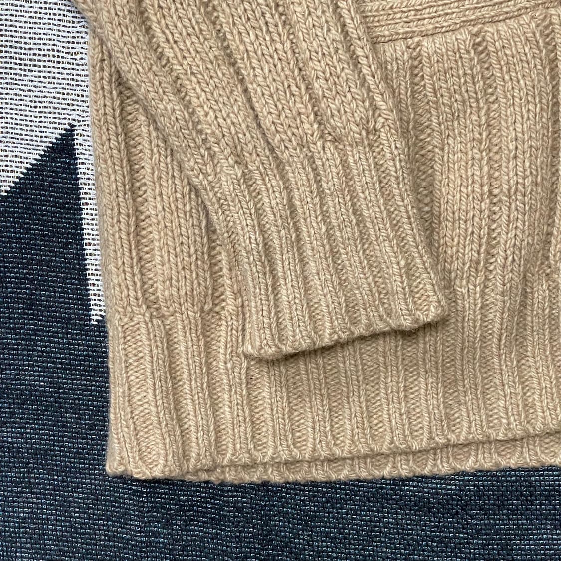 폴로랄프로렌 카멜헤어 가디건 빈티지 램스울 니트자켓 상품이미지4