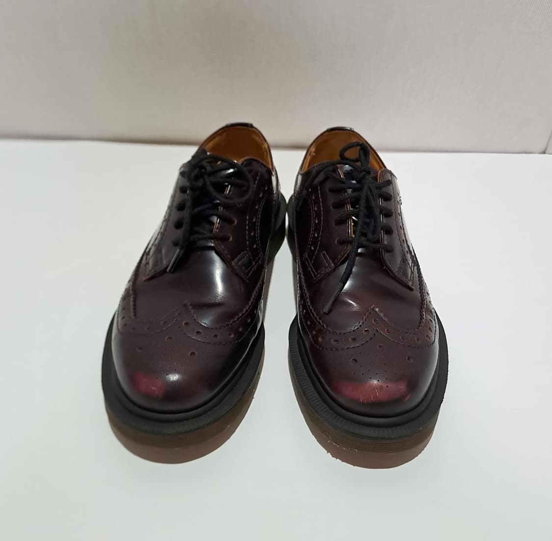 (택포) 닥터마틴 3989 버건디 윙팁 UK4 B431 상품이미지3