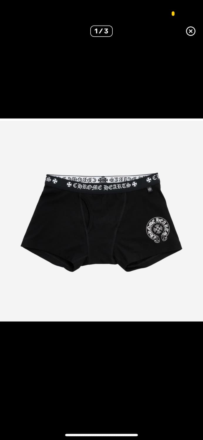 크롬하츠 복서브리프 XL 블랙 상품이미지1