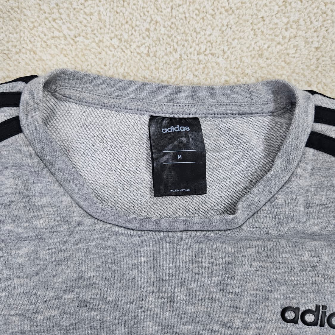 [M] 아디다스 블랙트랙 그레이 맨투맨 티셔츠 1027JM1 상품이미지2