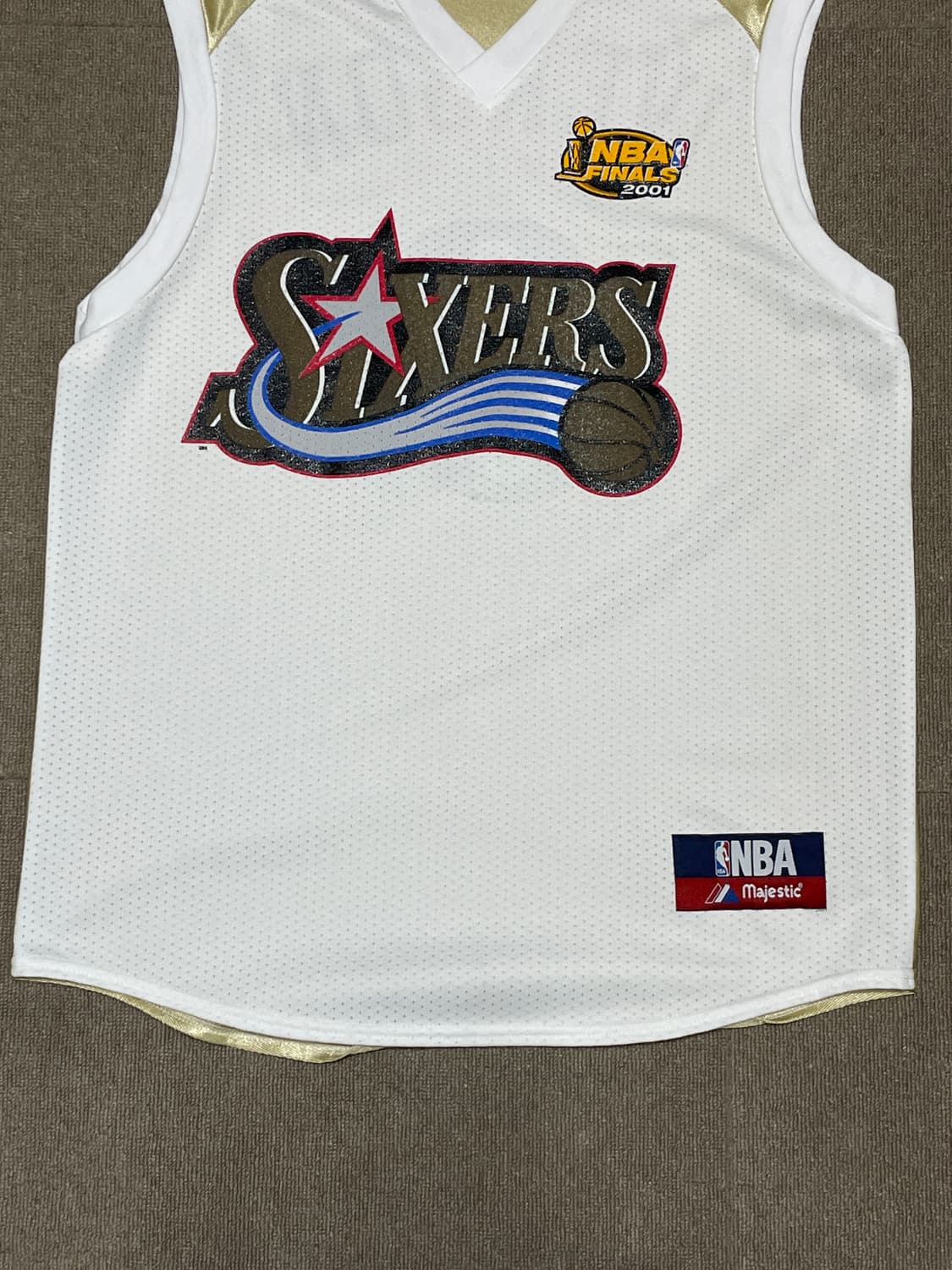 마제스틱 x NBA usa 아이버슨 파이널 골드 에디션 저지 J02444 상품이미지2