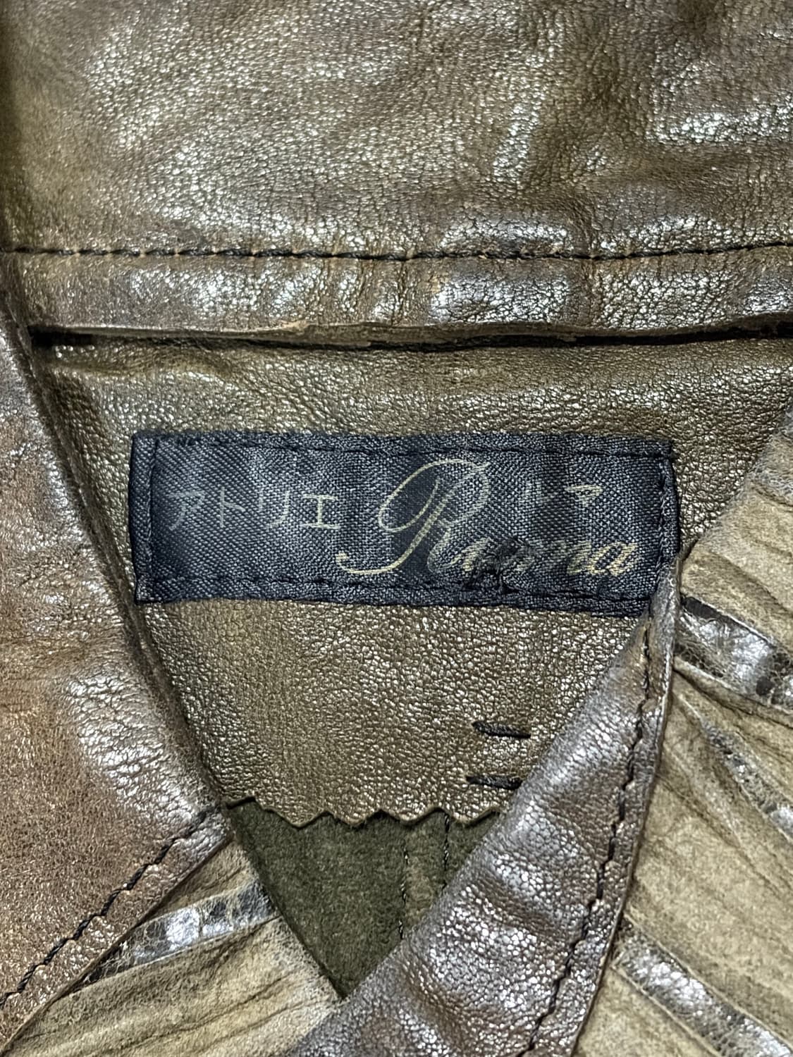 Grunge western leather jacket / 그런지 웨스턴 상품이미지9