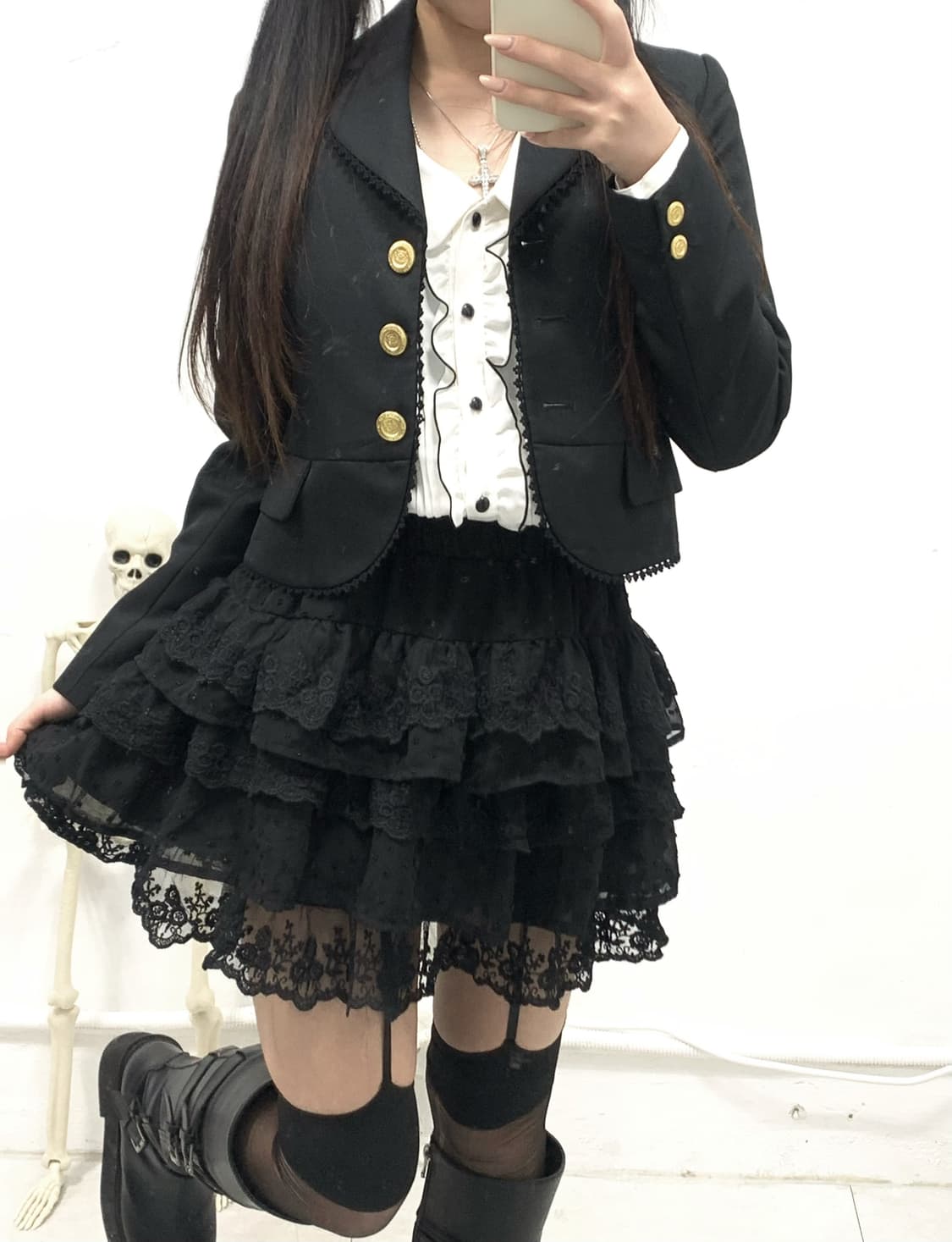 [AMAVEL] 공겜 여주 프레피룩 코디 세트 상품이미지3