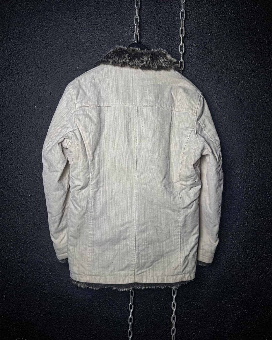 Fur Lined Ivory Jacket 상품이미지10