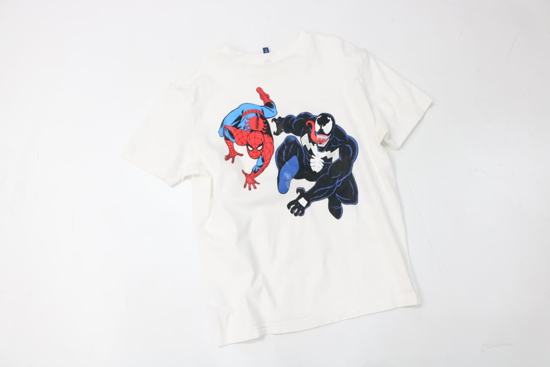MARVEL 마블 코믹스 스파이더맨 vs 베놈 빈티지 그래픽 반팔티셔츠 상품이미지2