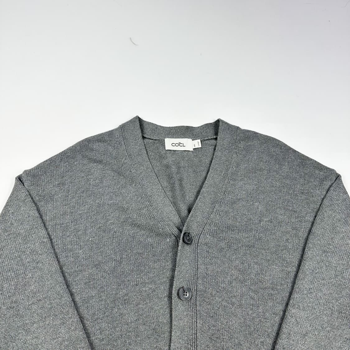 코클 cocl 데일리 그레이 니트 가디건 (L) 상품이미지1