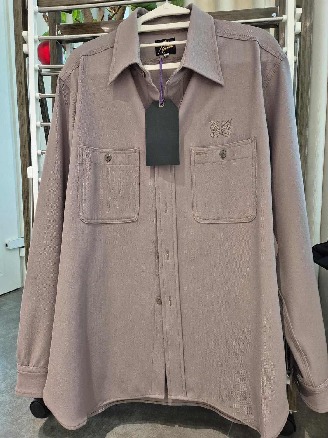 니들스 나비패치 남성셔츠 (S) 상품이미지4