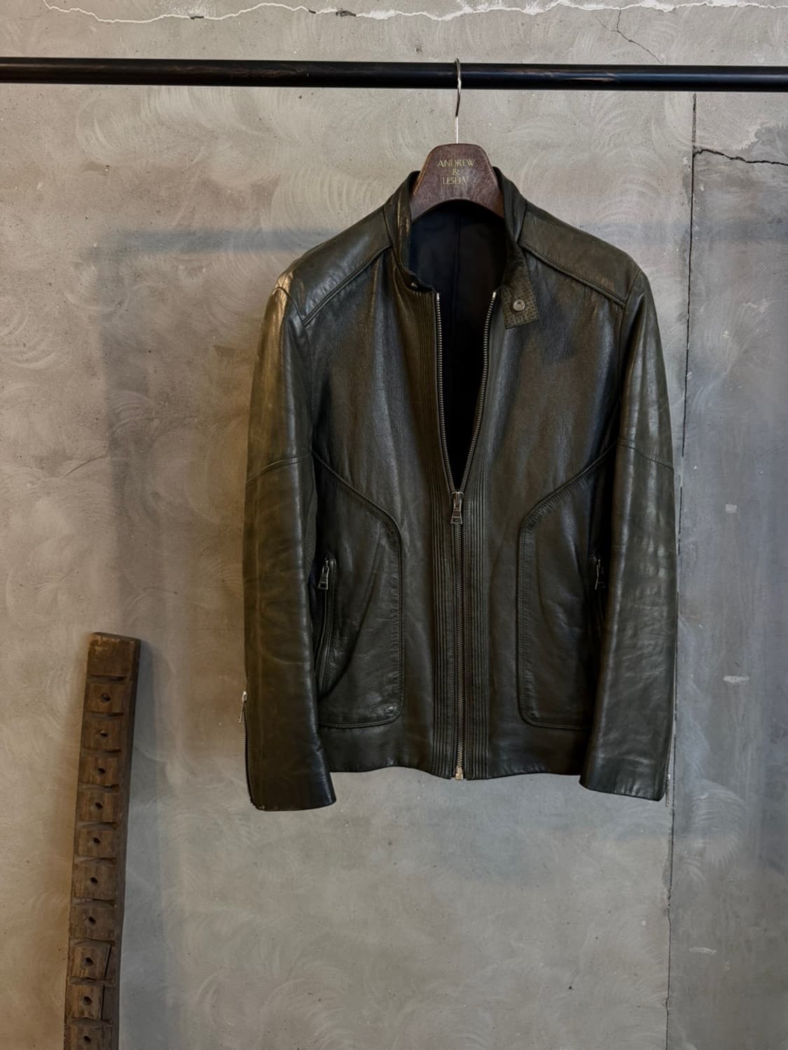 반하트 디 알바자 램스킨 라이더 자켓 슬림100 상품이미지2