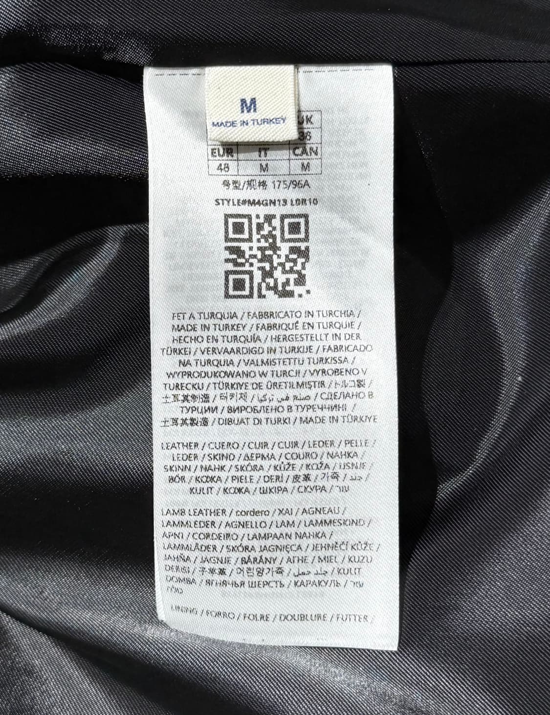 게스 USA 크레클 레더 자켓 상품이미지5