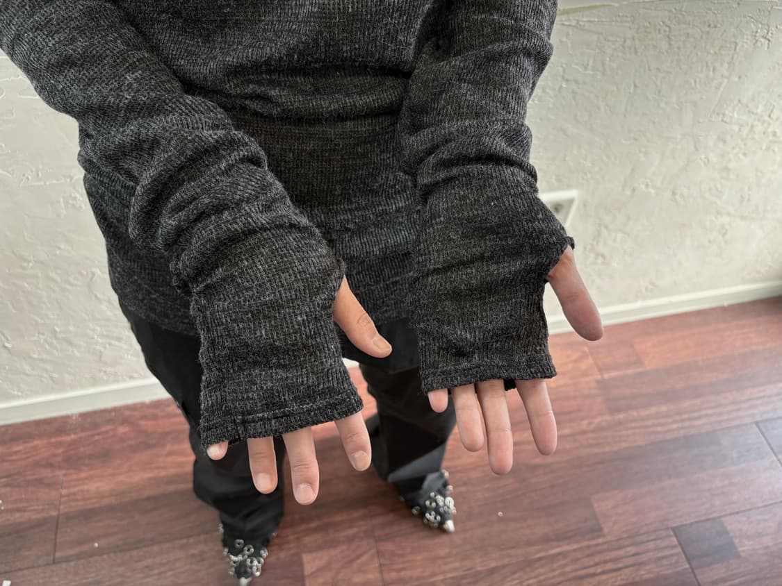 button knit long sleeve 상품이미지5