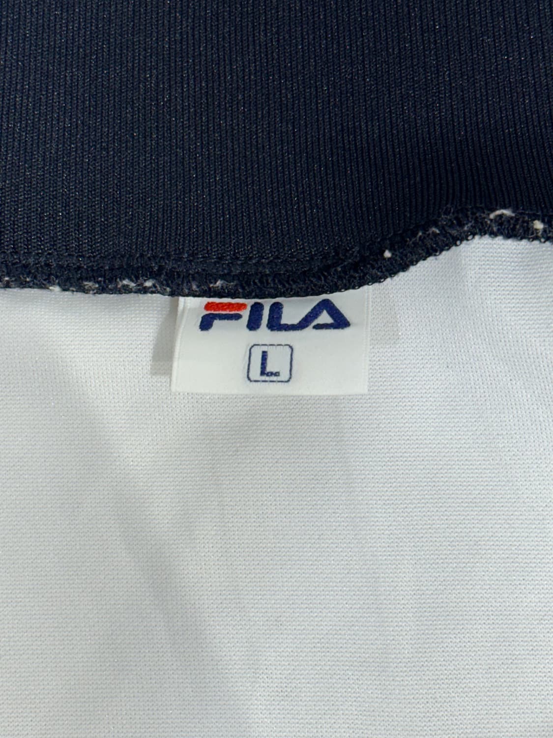 휠라 화이트 로고 트랙탑 져지 L 상품이미지7
