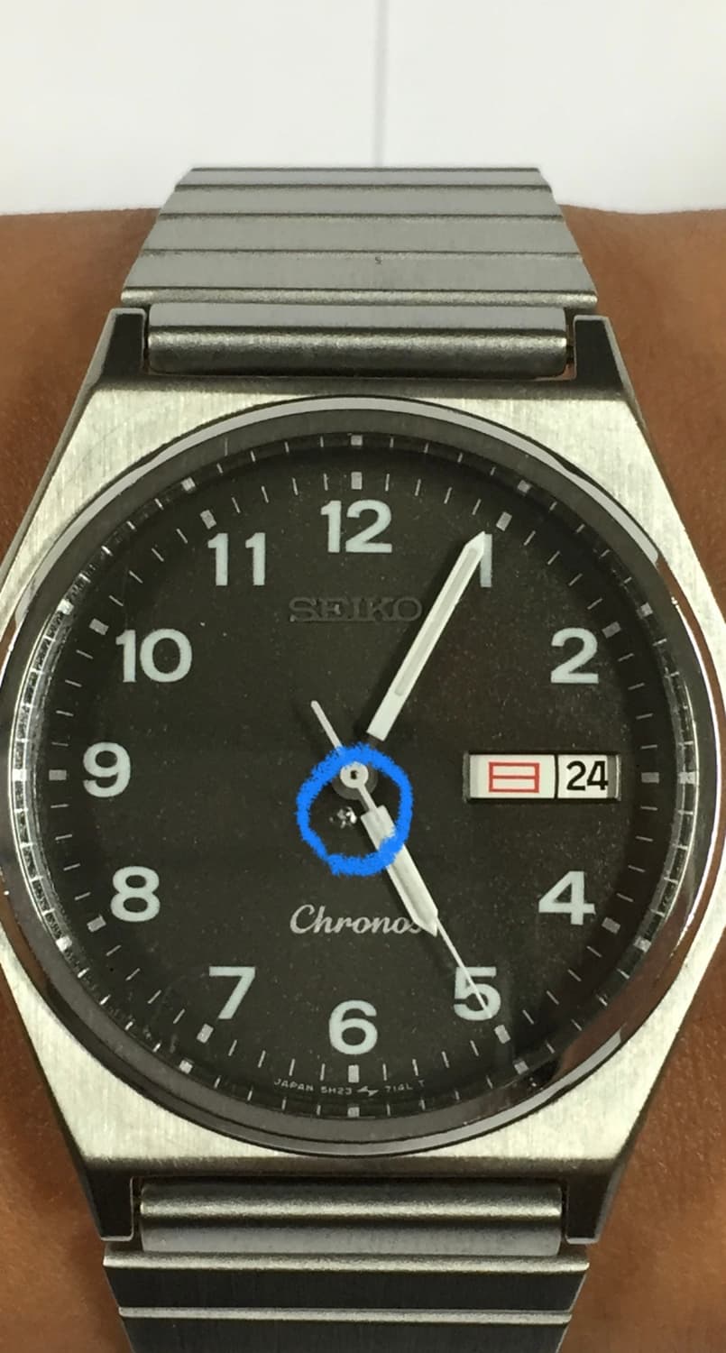 80s seiko chronos arabic quatz day-date 상품이미지10
