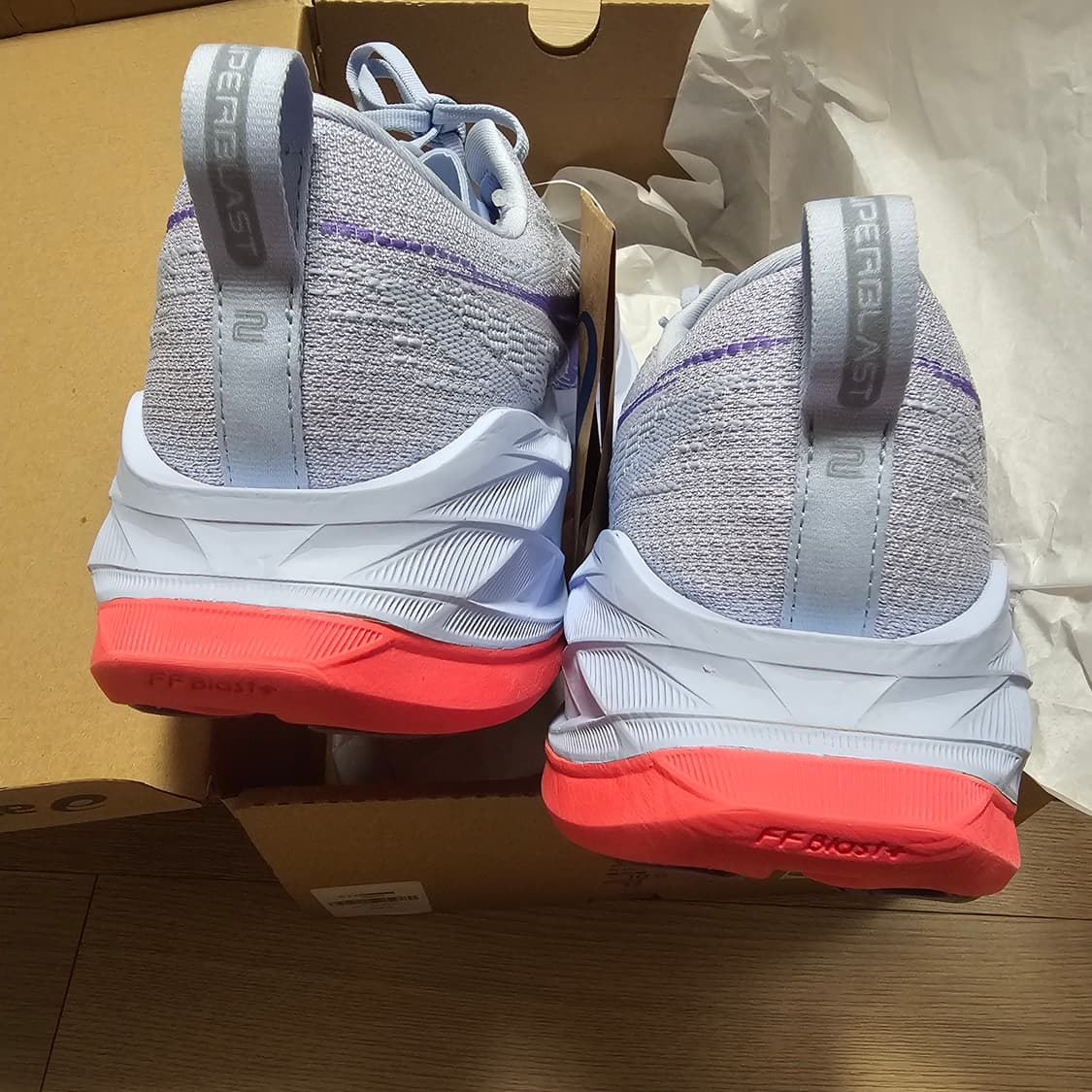 282.5 새제품) 아식스 슈퍼블라스트 2 에도퍼플 런닝화 280 285 상품이미지4