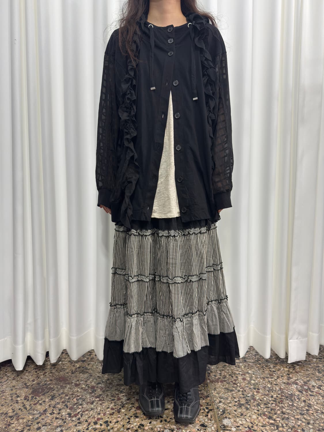 n’Or button cardigan 상품이미지4