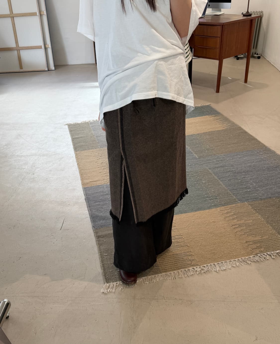 sc103 ASCENDER SKIRT IN ROCK 상품이미지5