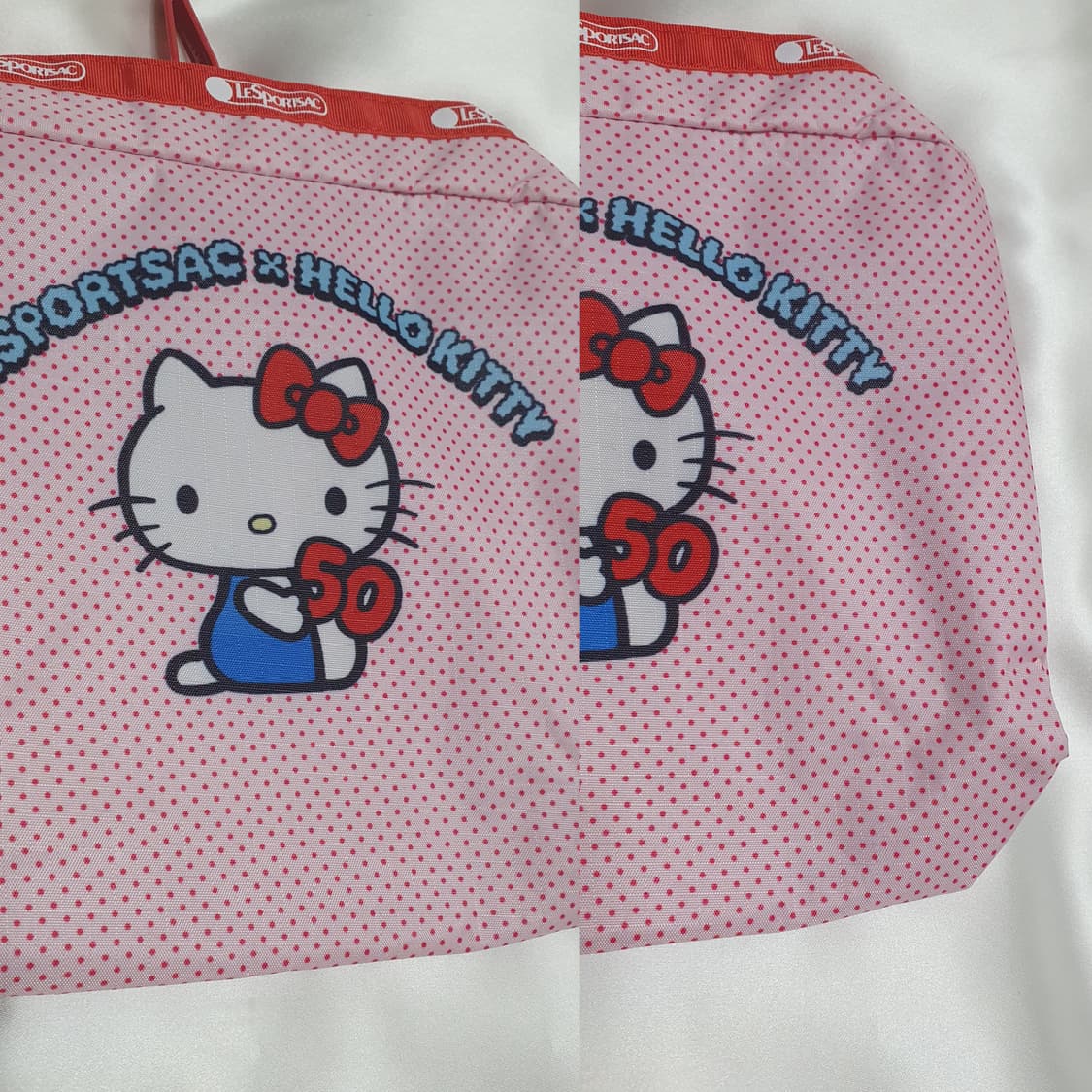 레드 핑크 도트 고양이 레스포색 레스포삭 여행용 화장품 파우치  미니백 상품이미지8