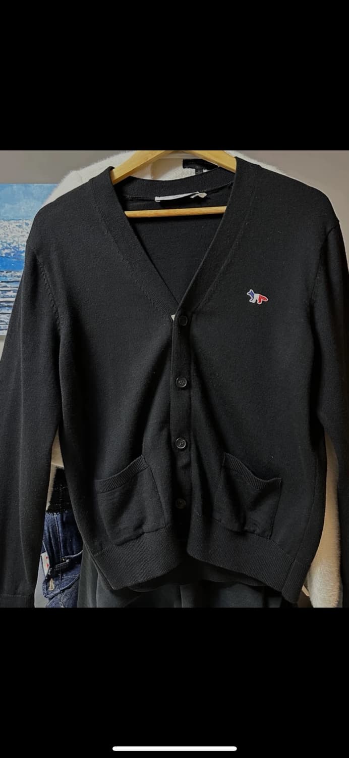 메종키츠네 남녀공용 트리컬러 폭스 가디건 상품이미지5