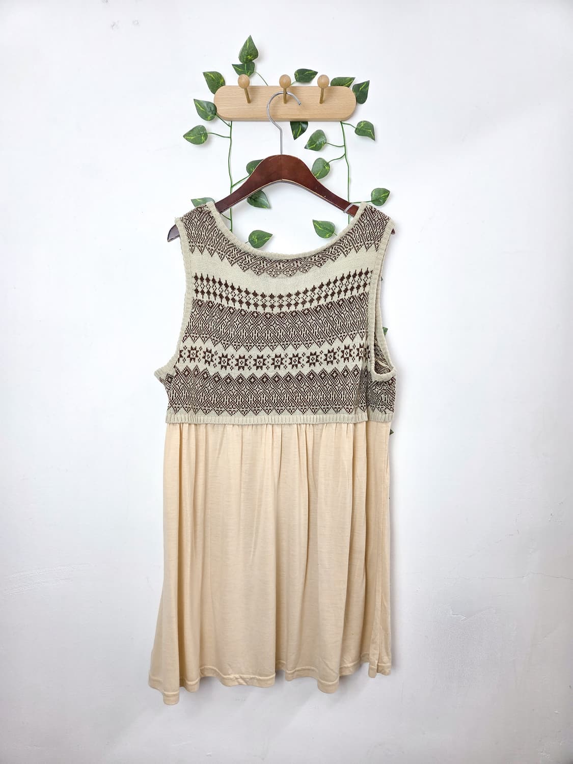 초코바나나 니트 원피스 상품이미지4