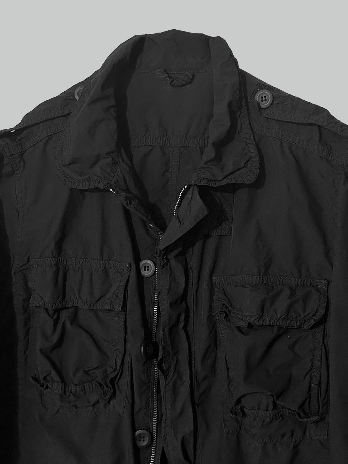 요지 야마모토 주름 가공 자켓 상품이미지3