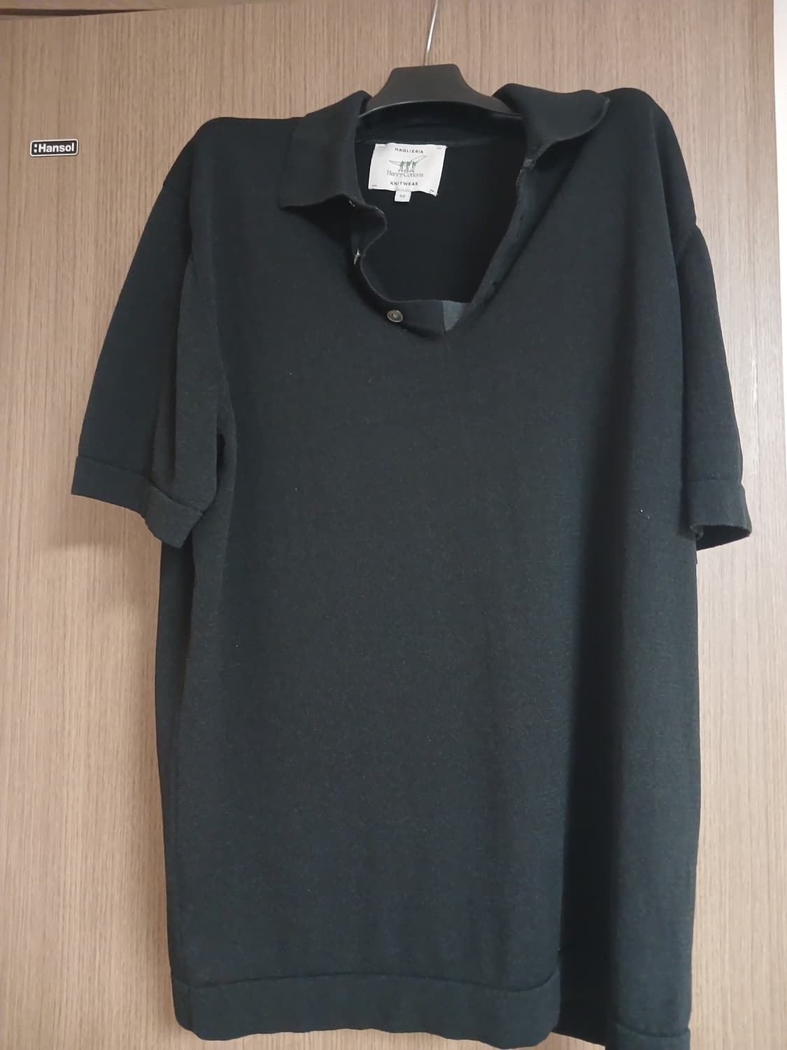 헨리코튼 반팔 카라 니트 52 상품이미지1