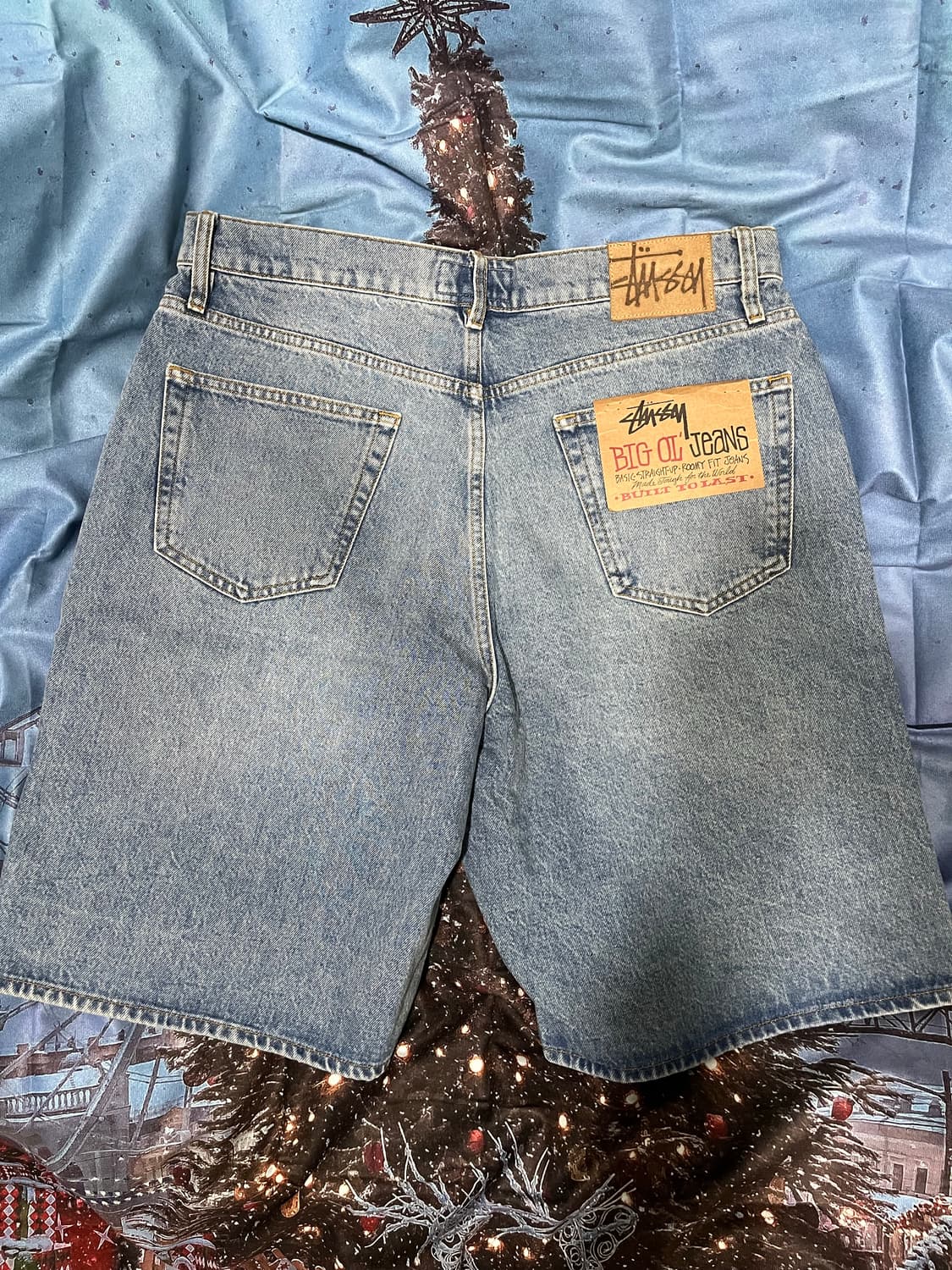 스투시 데님 빅 오엘 쇼츠 워시드 블루 / 34 상품이미지3