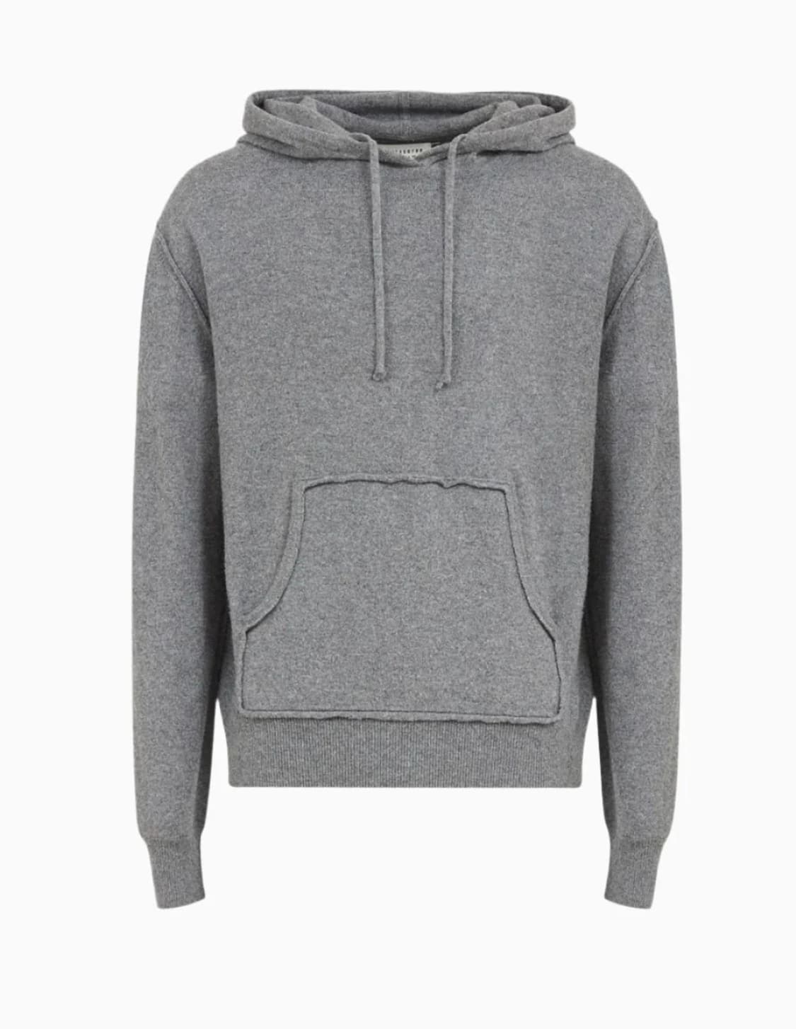 [L] 마르지엘라 캐시미어 울 후드 니트 그레이 상품이미지7