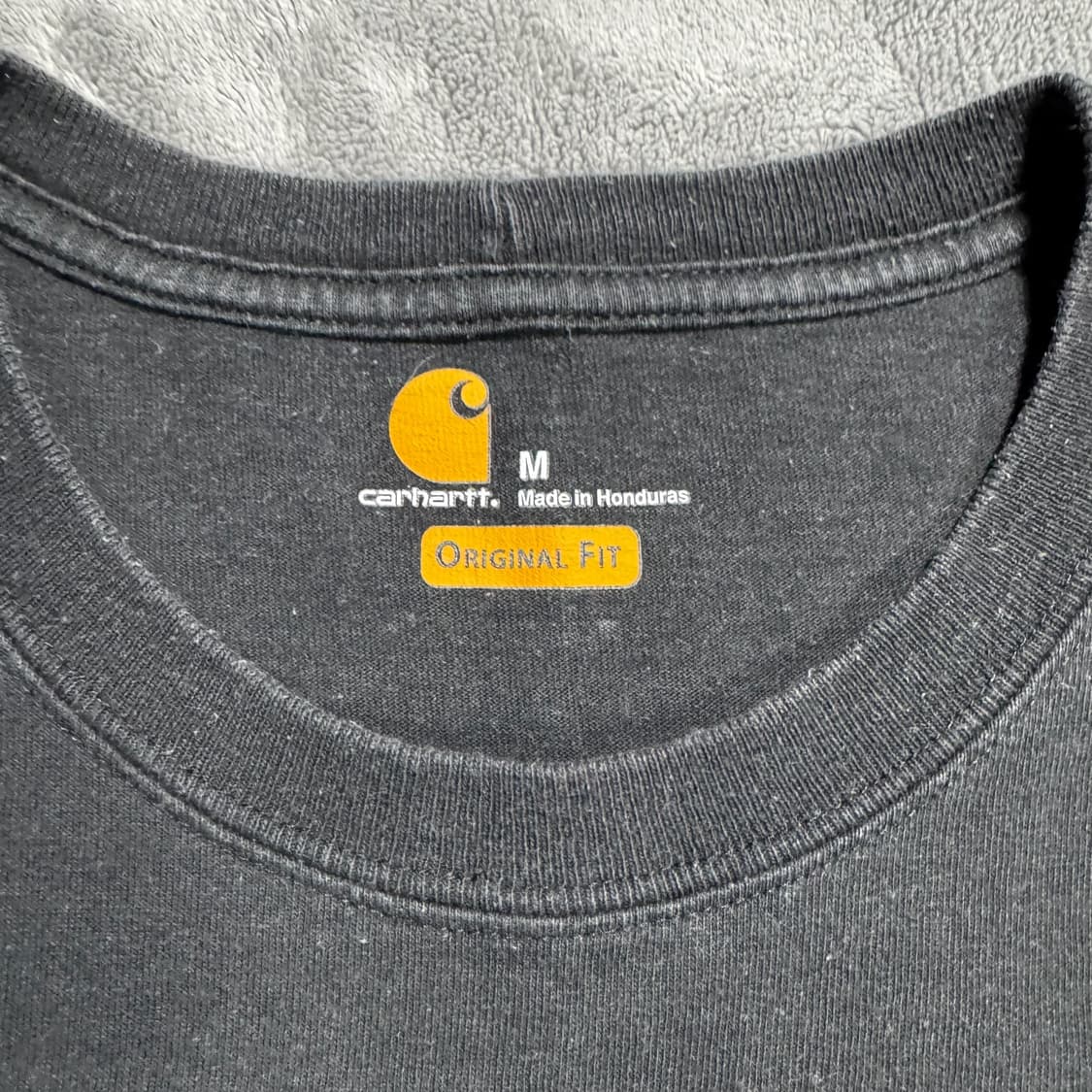 칼하트 포켓 반팔티 블랙 M  상품이미지4