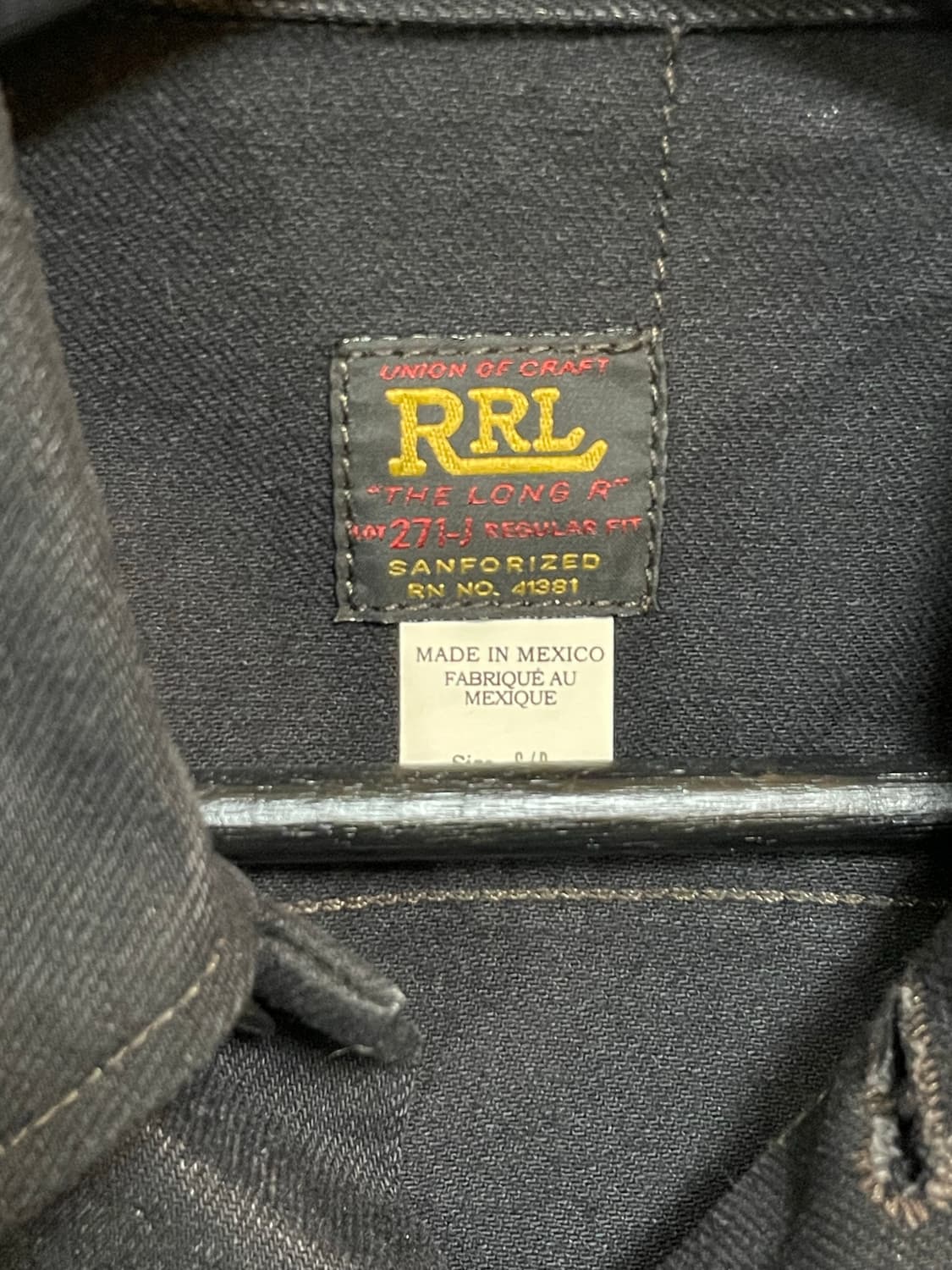 RRL더블알엘 데님 트러커자켓(S) 상품이미지2