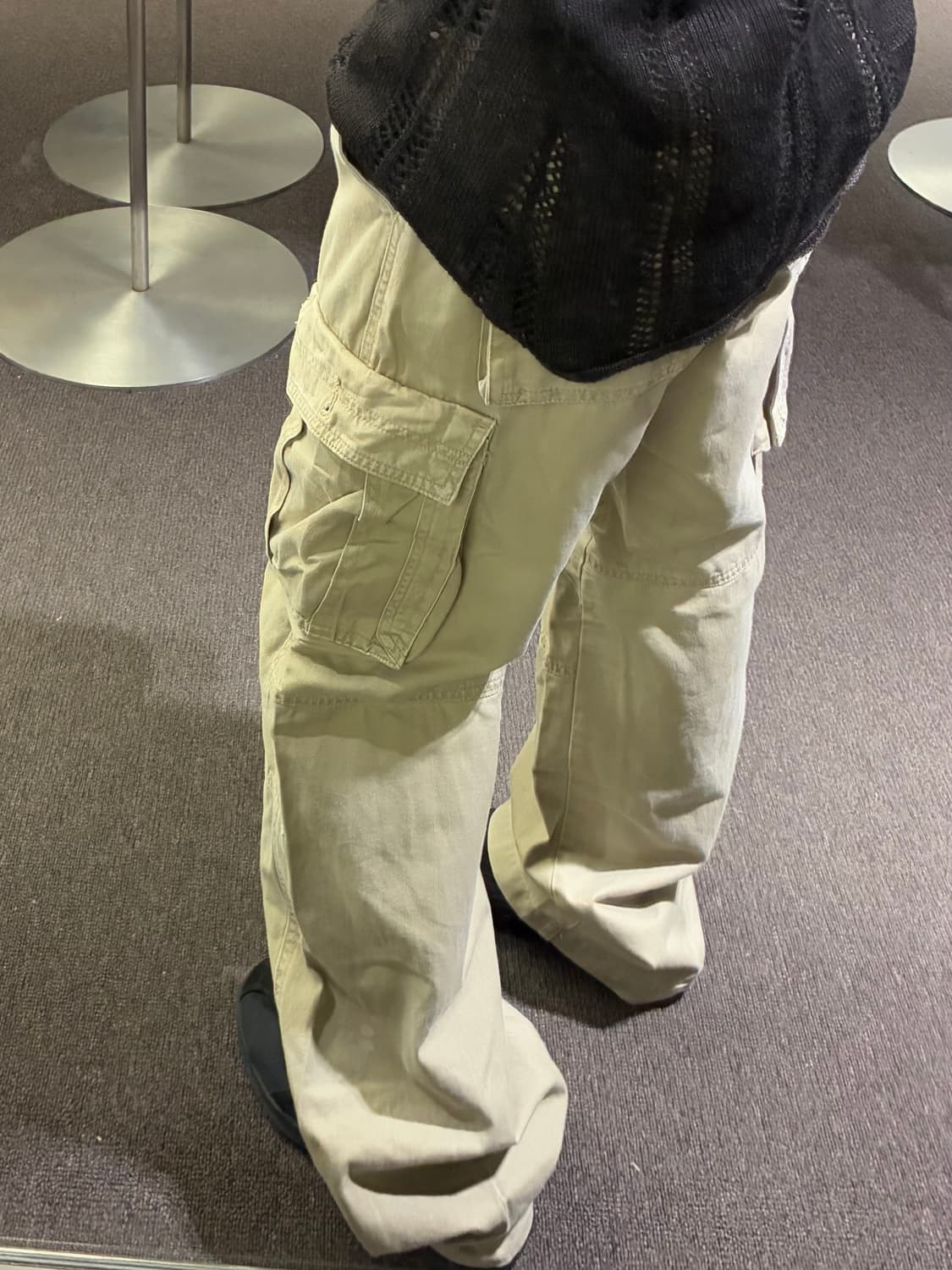 OS)Hanes 빈티지 베이지 카고팬츠 상품이미지2