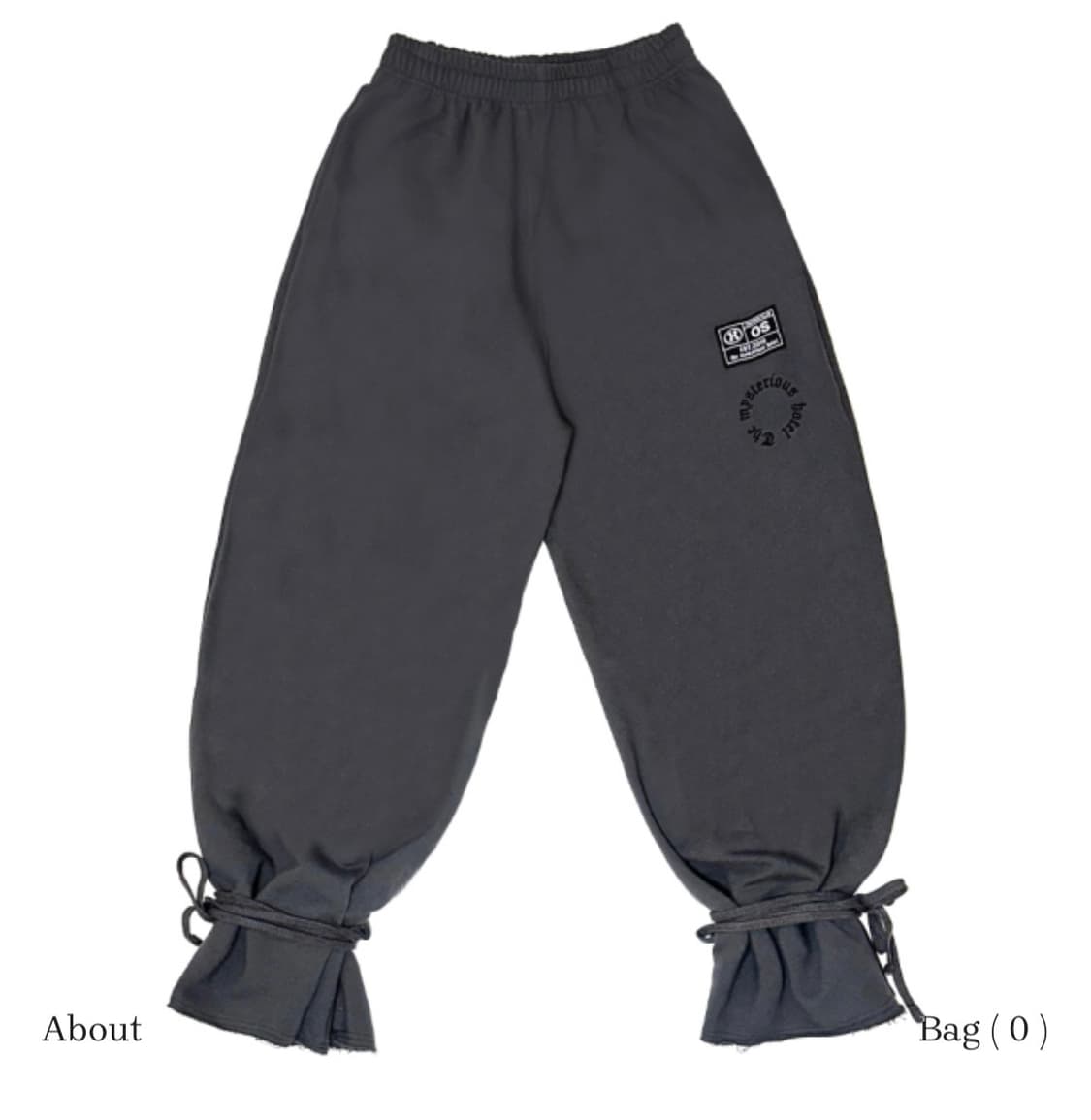 더미스테리어스호텔 패치 스트랩 데미지 팬츠 상품이미지5