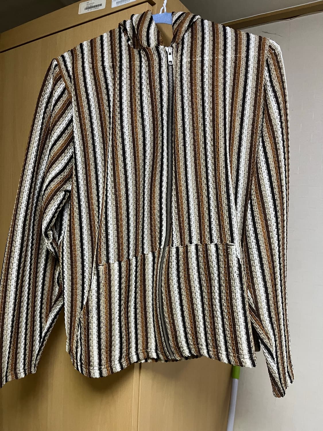 Mesh hooded zip up (brwon) L 상품이미지1