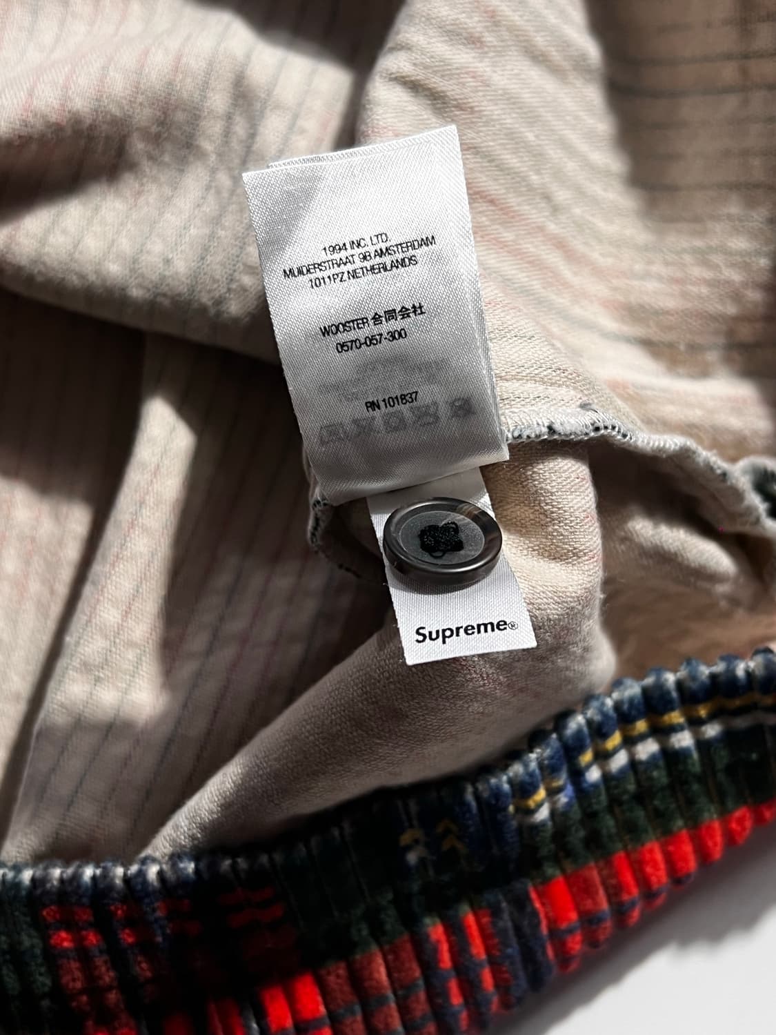 Supreme 20SS Corduroy Plaid Shirt 상품이미지6