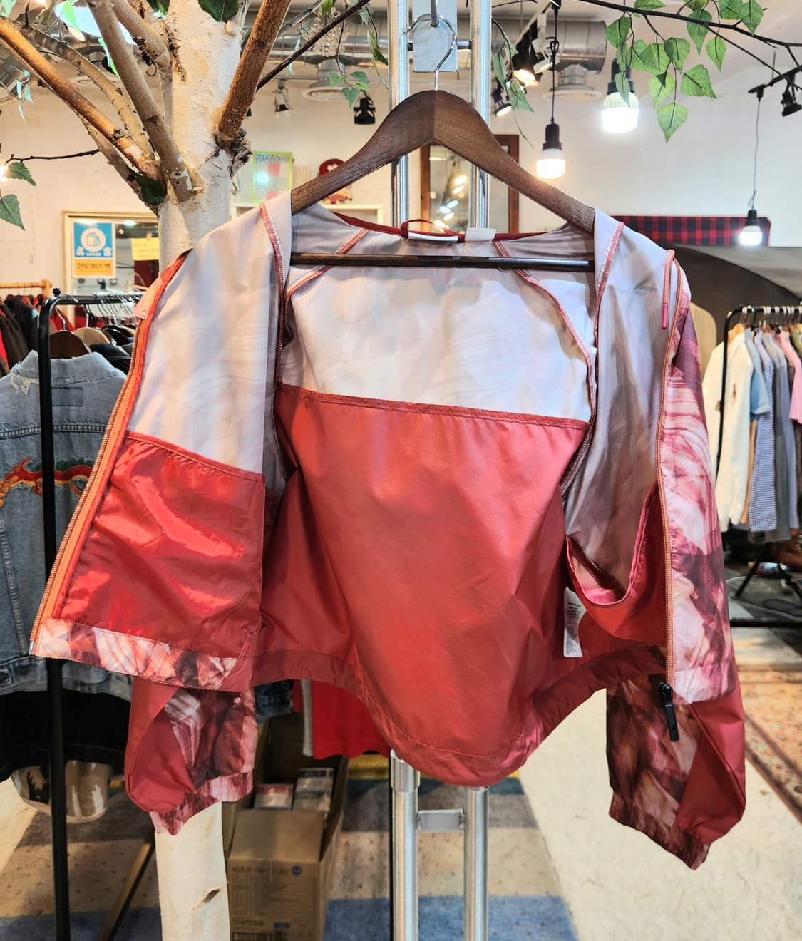 Reebok 리복 후드 바람막이  숏 점퍼 상품이미지8