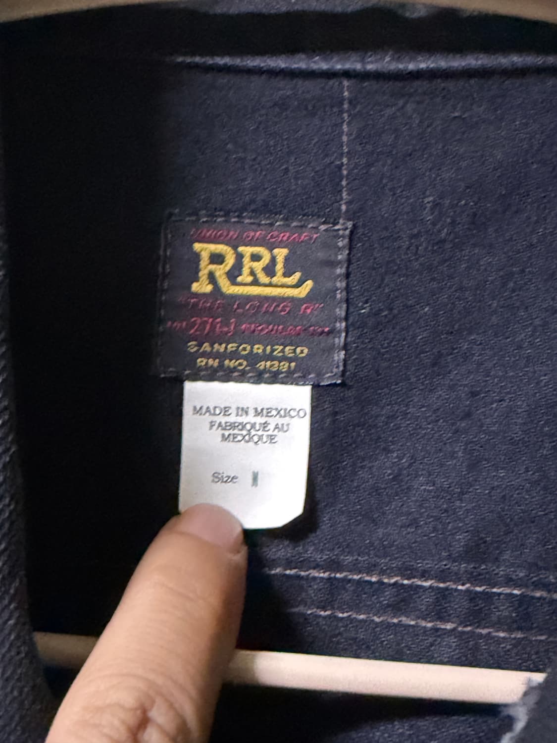 RRL 데님 트러커 자켓 M 상품이미지2
