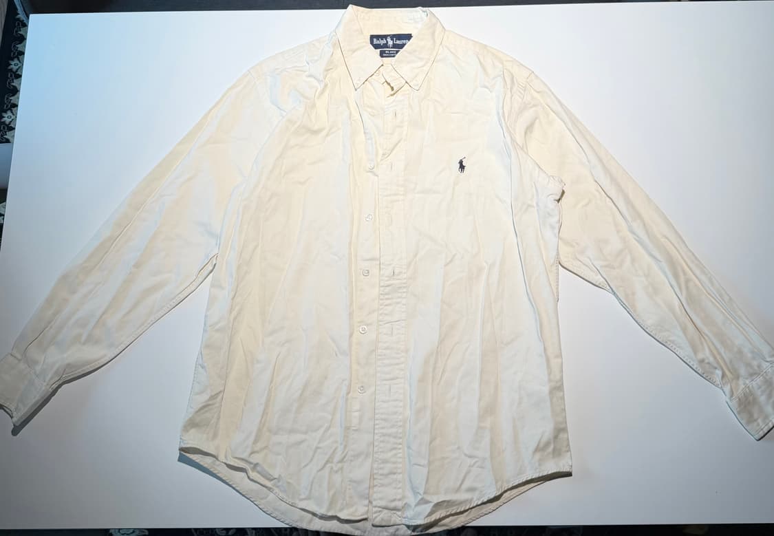 폴로 랄프로렌 블레이크 셔츠 아이보리 남성 M - L 상품이미지1