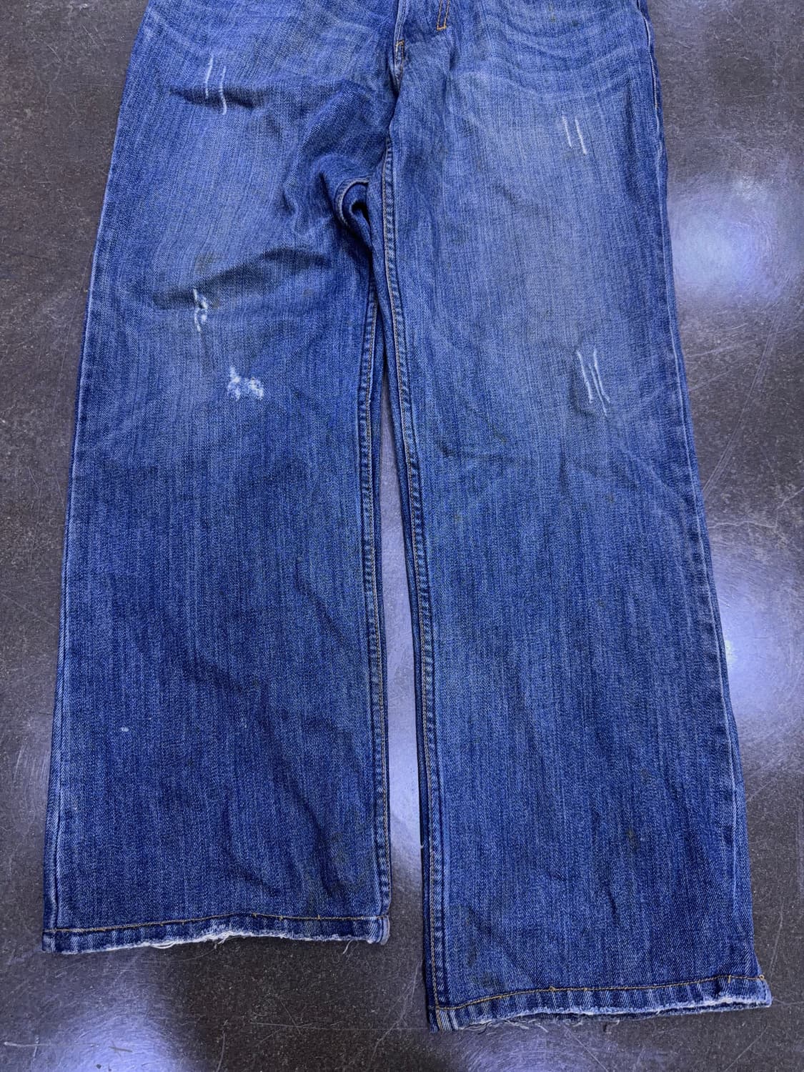 리바이스 521 와이드 레그 빈티지 워싱 코리아 메이드 데님팬츠 30 상품이미지6