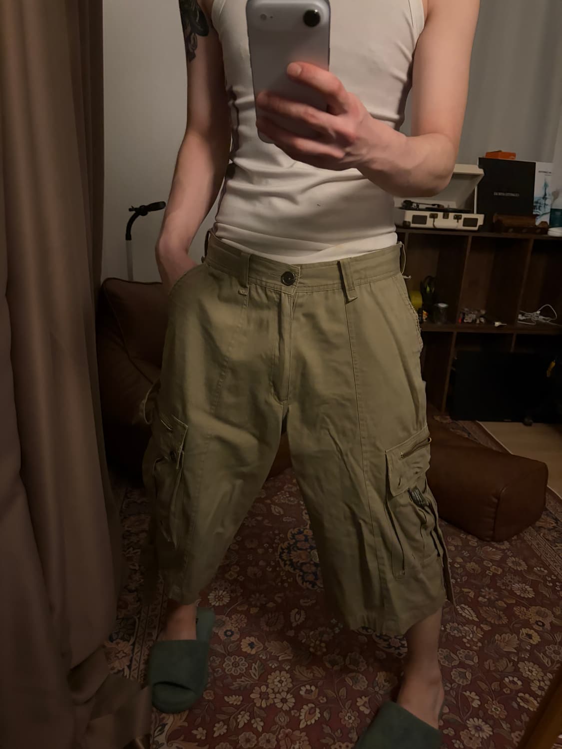 빈티지 카고 버뮤다 팬츠  상품이미지1