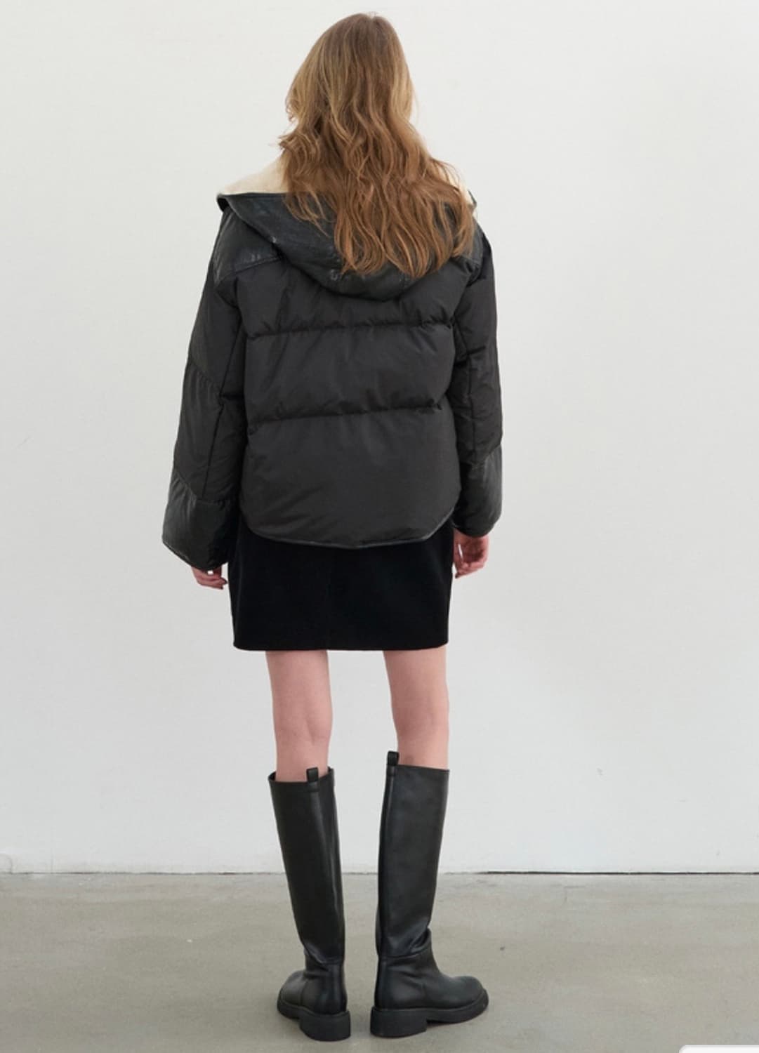 앳코너 시어링 구스다운 패딩 상품이미지5