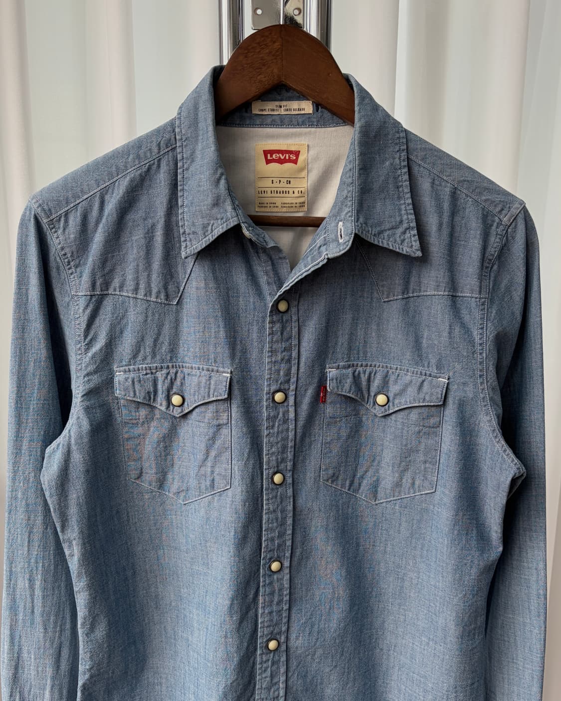 [S]리바이스 샴브레이 웨스턴 셔츠 상품이미지5