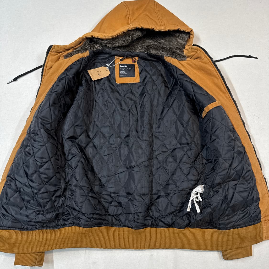 S) 베르슈카 퀼팅 안감 워크 후드 액티브 자켓 상품이미지4