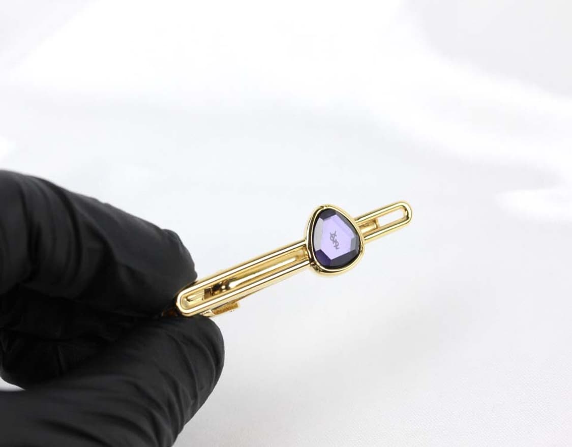 입생로랑 A등급 5.1cm 남자 명품 넥타이핀 빈티지 상품이미지5