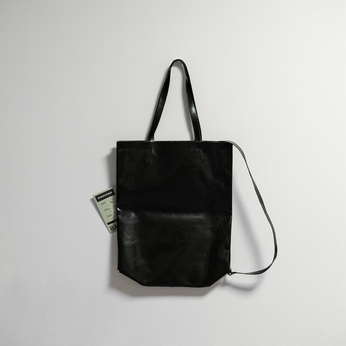 프라이탁 F262 줄리엔 미사용품 올블랙 토트백 숄더백 상품이미지2
