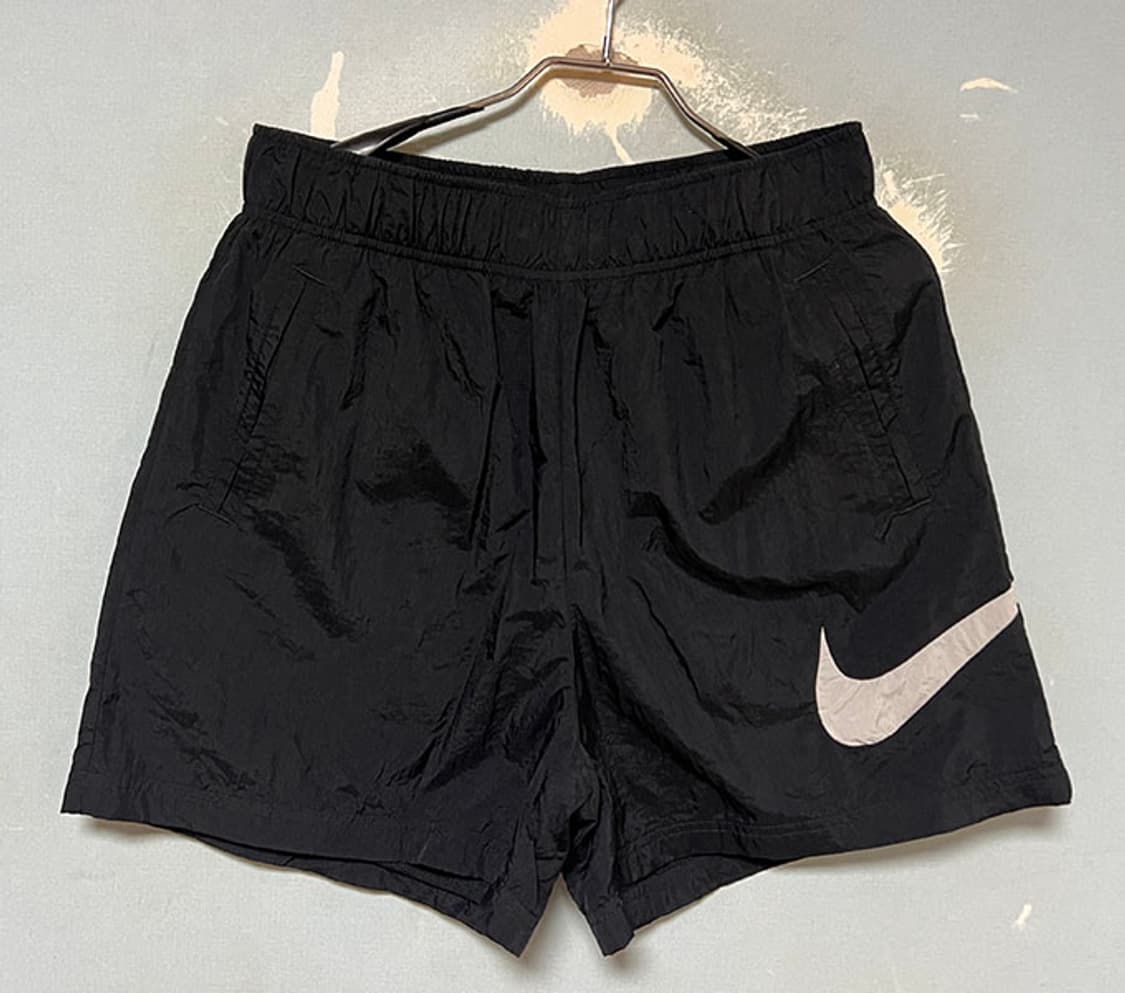 NIKE 나이키 여자 에센셜 우븐 하이라이즈 쇼츠 블랙 L 77 30 상품이미지1