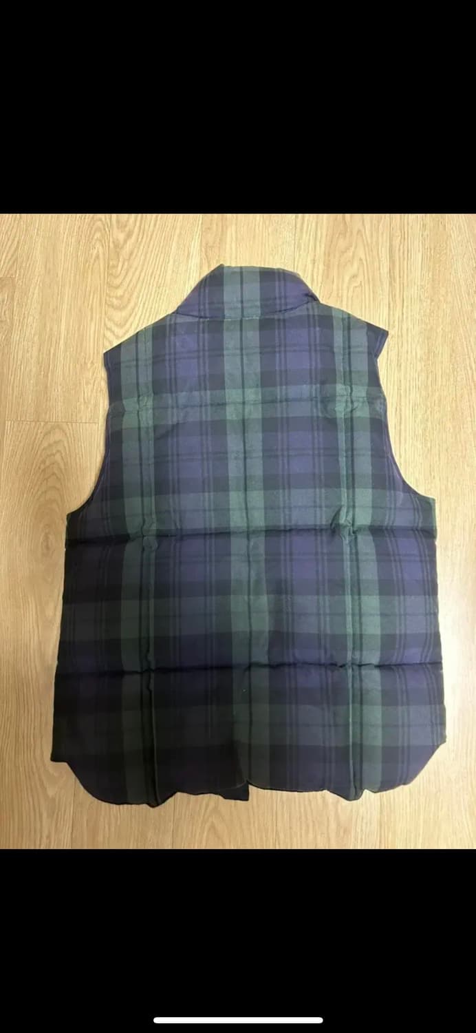 이스트로그/타탄조끼패딩/m 상품이미지3