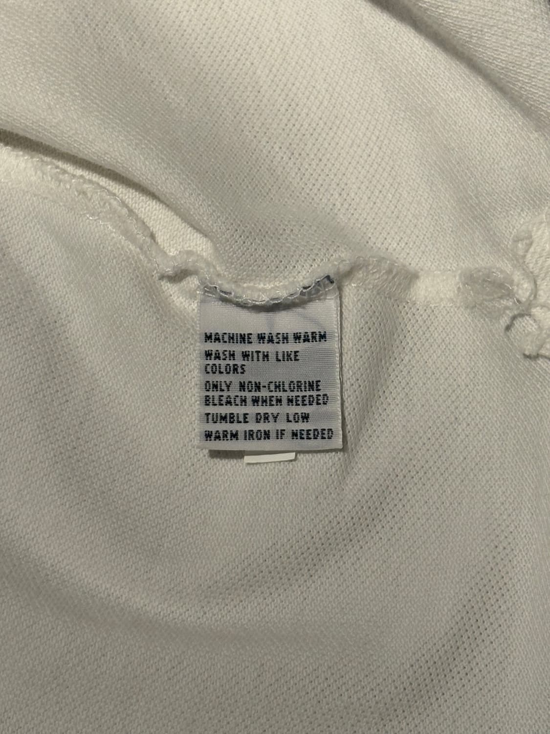 폴로 카라티 흰색 상품이미지4