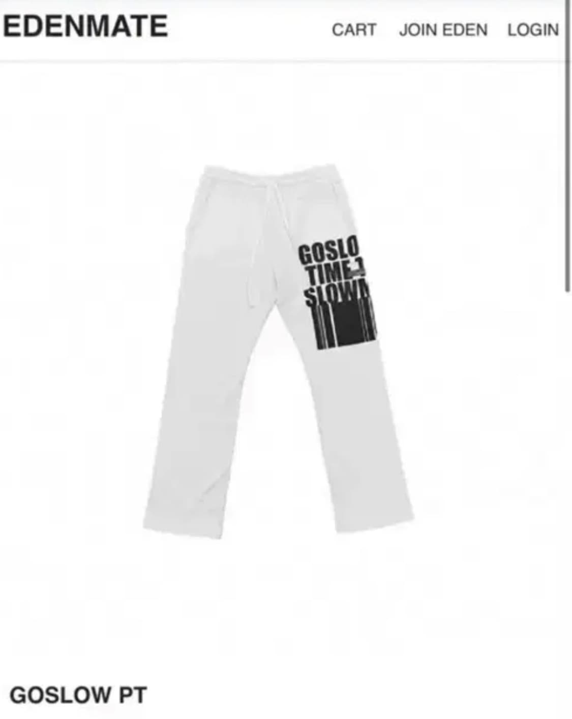 GOSLOW 양홍원 슬로모 바지 상품이미지4