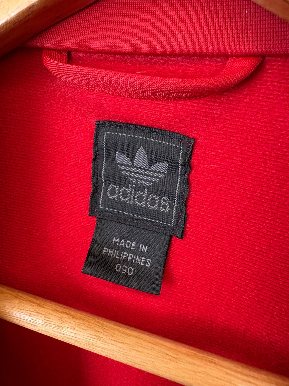 아디다스 빈티지 구형 파이어버드 트랙탑 져지 레드 상품이미지6