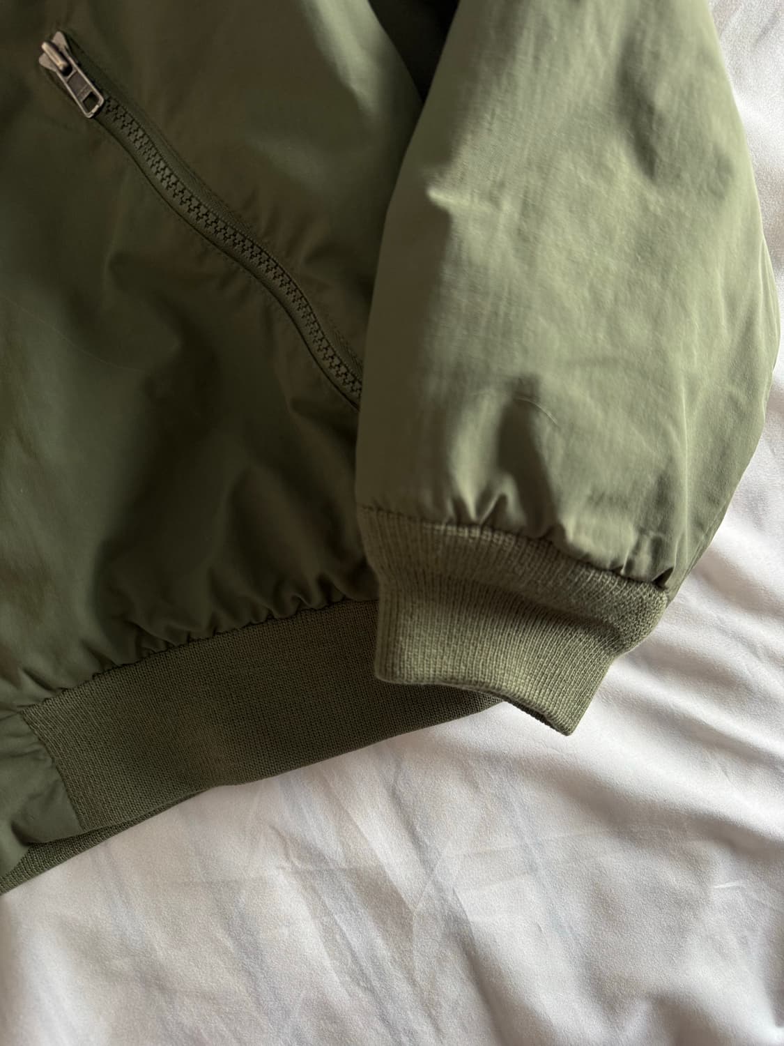 [L] 00s 엘엘빈 ll bean 웜업 자켓 올리브 상품이미지6