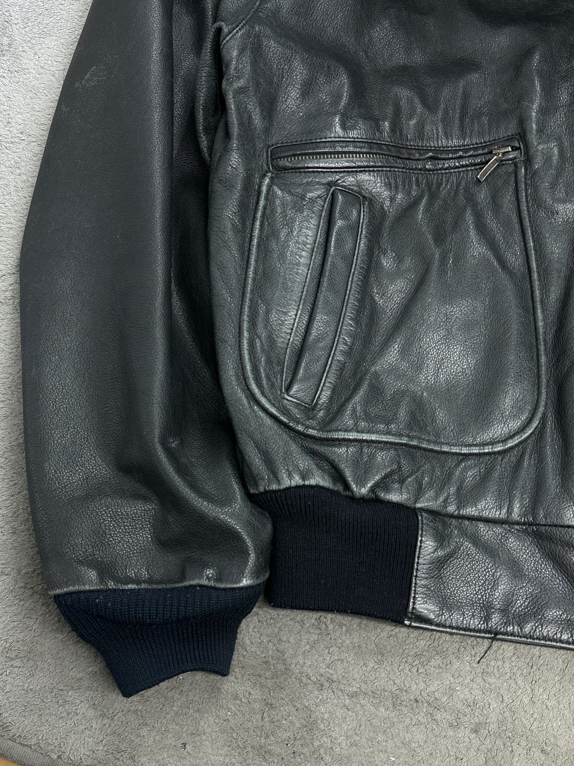 90s 할리데이비슨 A-2 레더 자켓 44 상품이미지5
